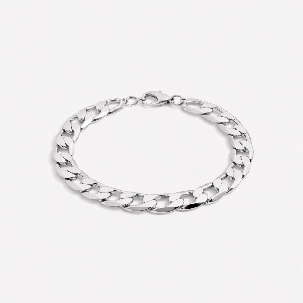CURB CHAIN BRACELET Silver