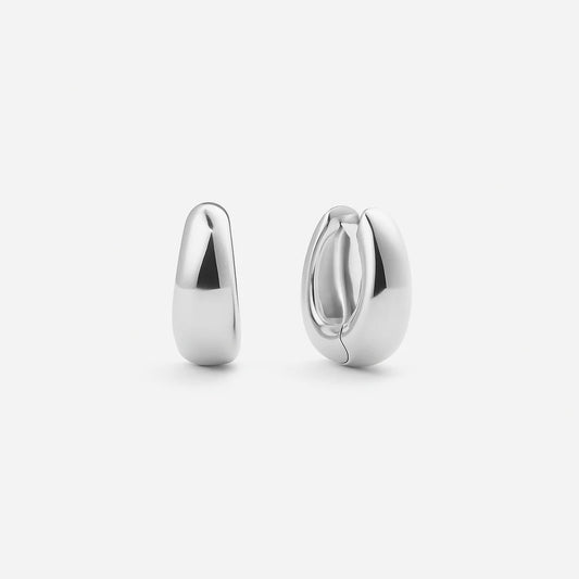 DOME HOOPS Silver