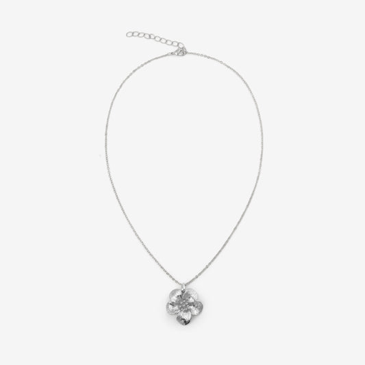 FLOWER NECKLACE Silver