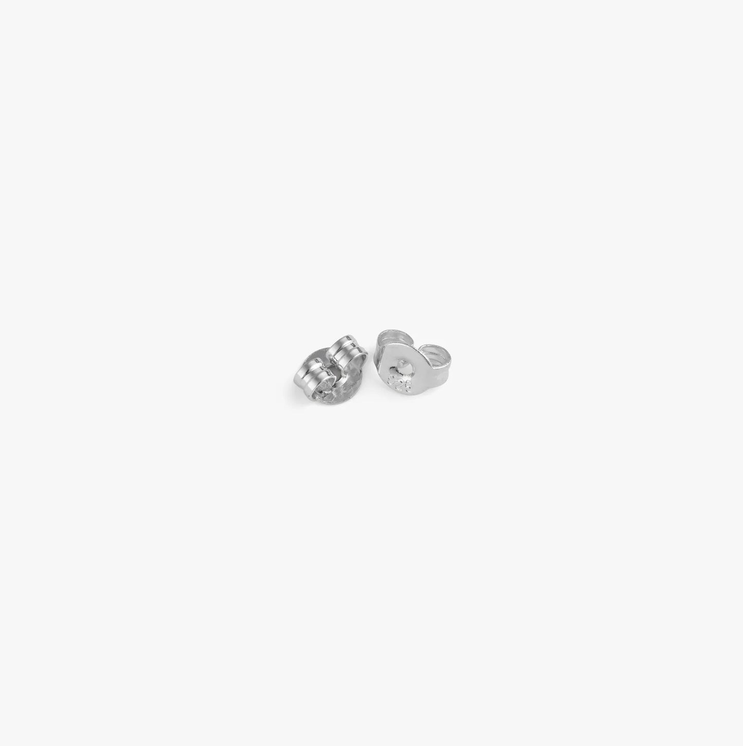 STUD EARRINGS Silver 2 mm