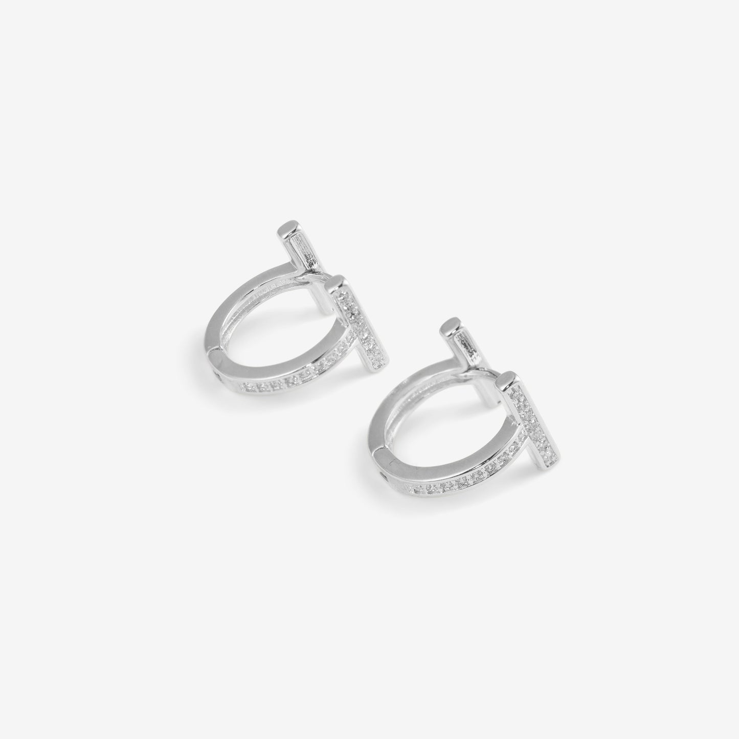 T HOOPS Silver