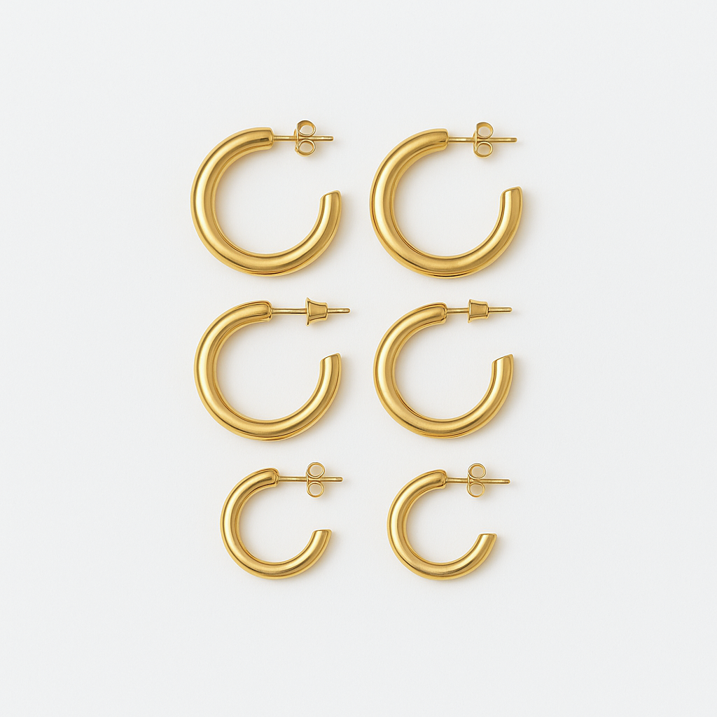 HOOPS SET Gold