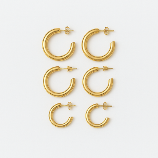 HOOPS SET Gold