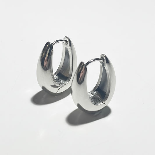 DOME HOOPS Silver