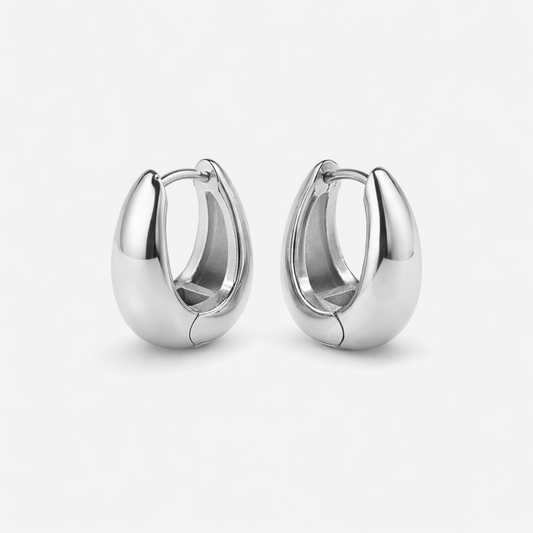 DOME HOOPS Silver