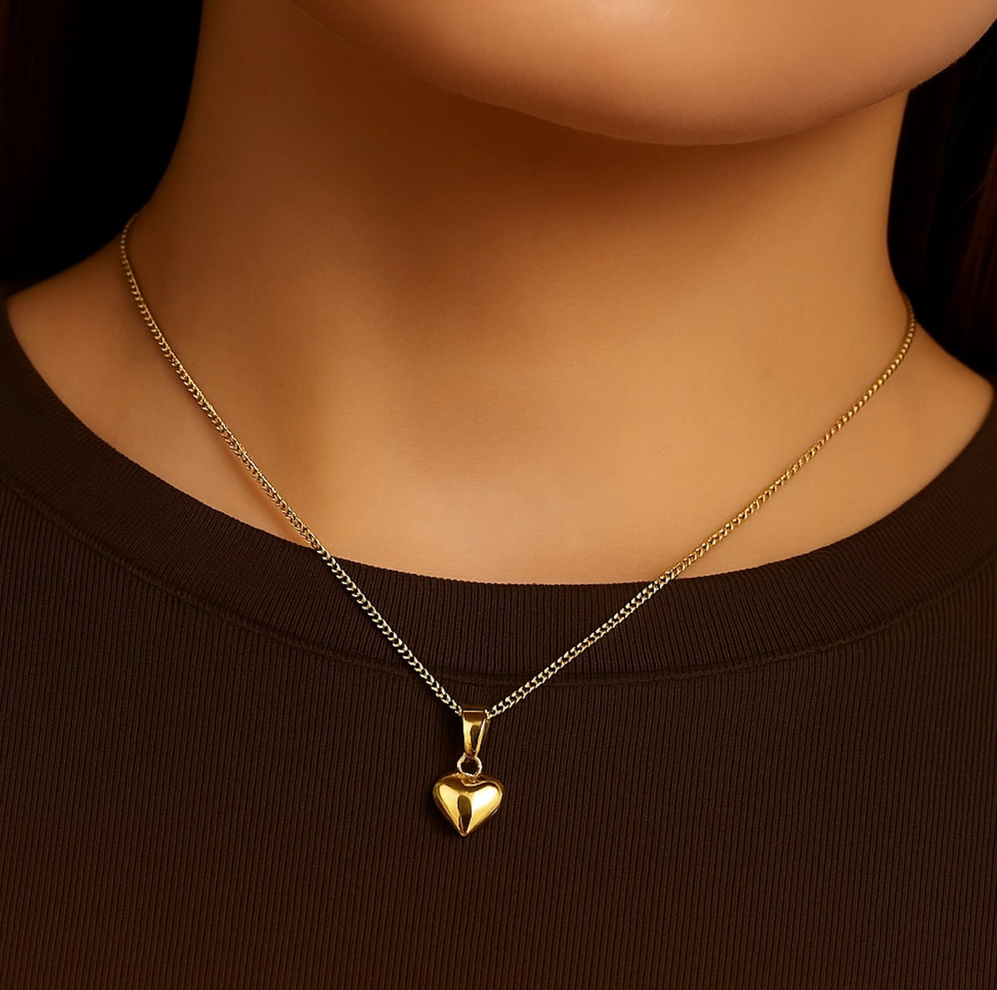 HEART NECKLACE Gold
