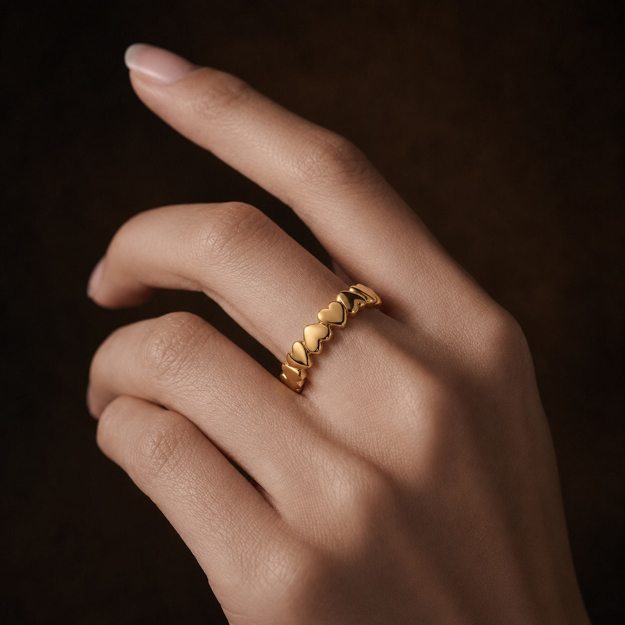 HEARTS RING Gold
