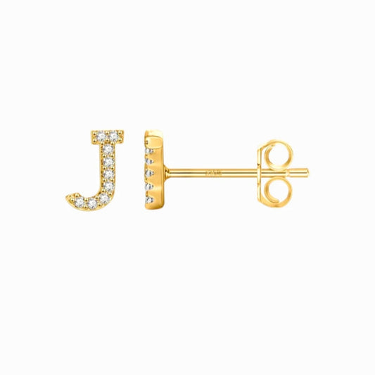 MINI LETTER EARRINGS