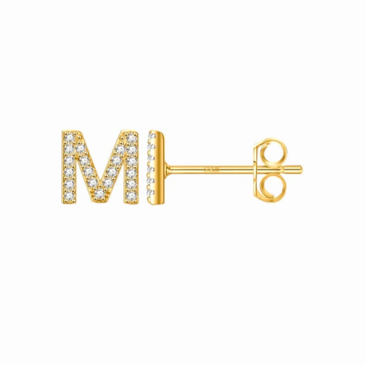 MINI LETTER EARRINGS