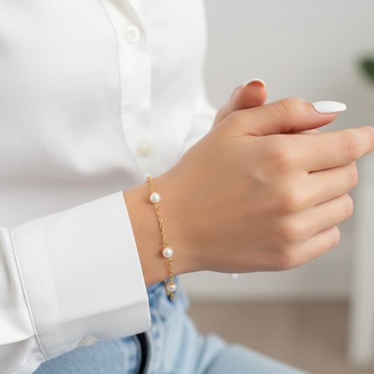 MINI PEARLS GIFT SET Gold