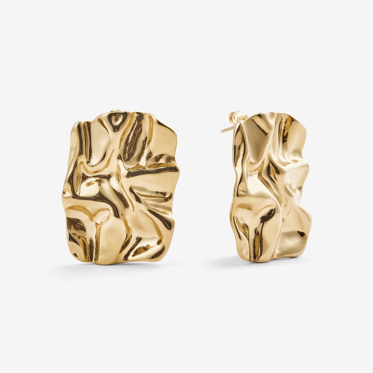 WAVY EARRINGS Gold