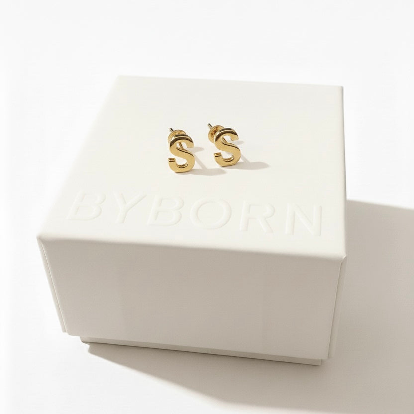 PETITE LETTER STUDS