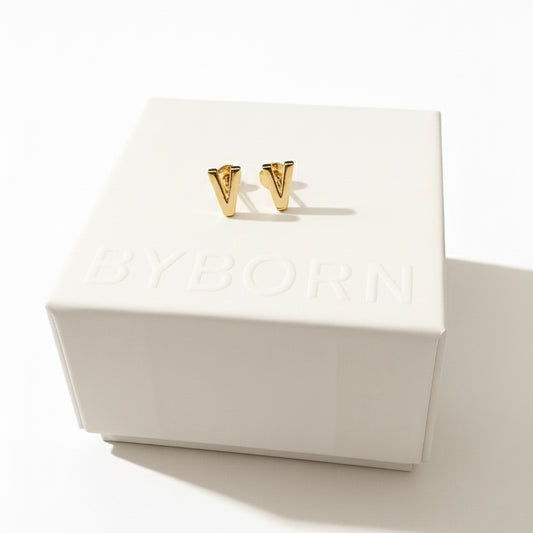 PETITE LETTER STUDS