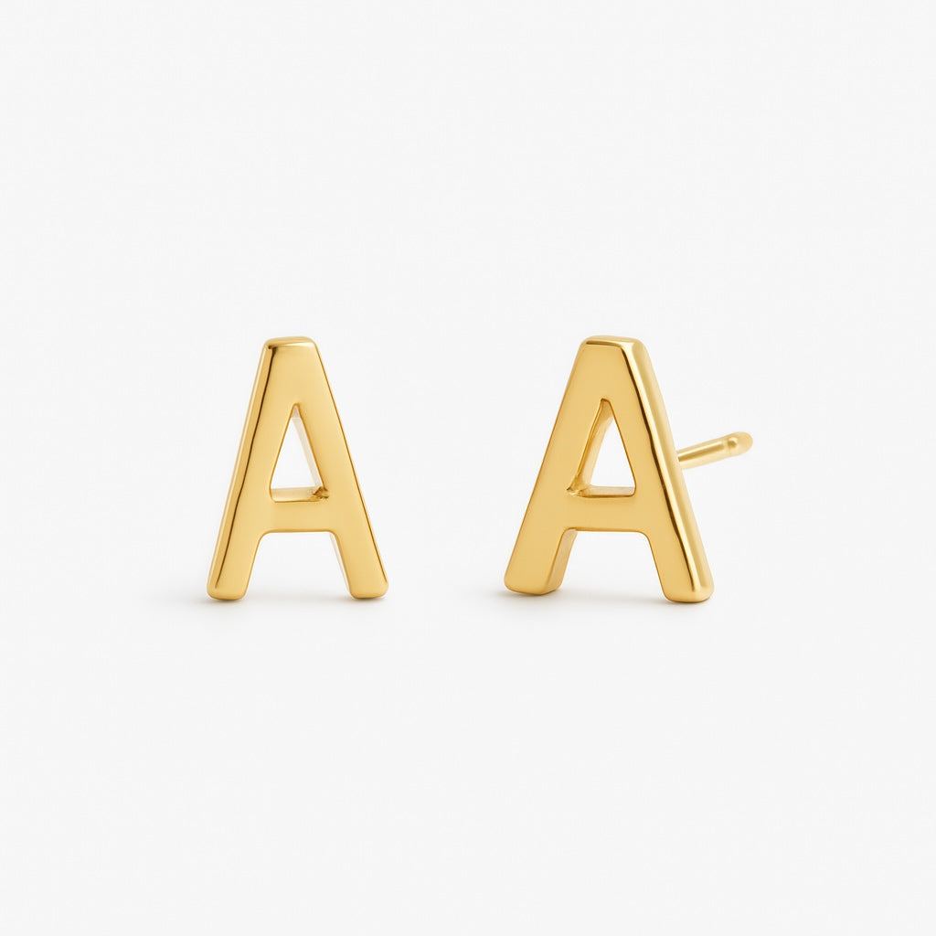 PETITE LETTER STUDS