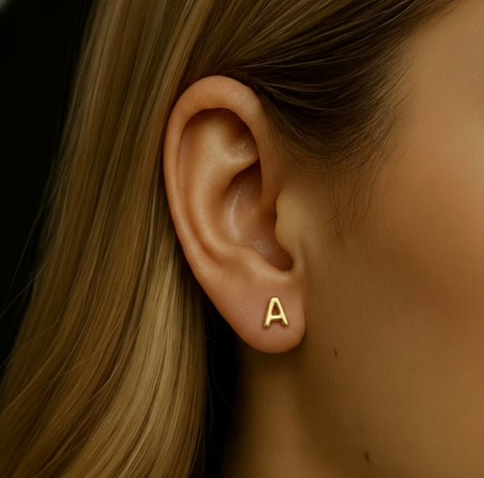 PETITE LETTER STUDS