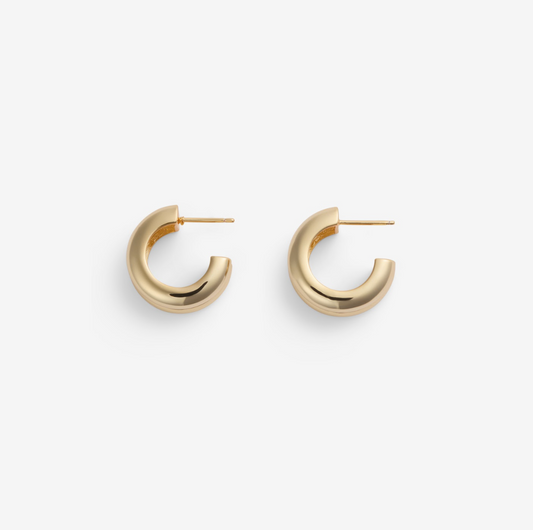 DOUBLE  HOOPS EARRINGS Gold