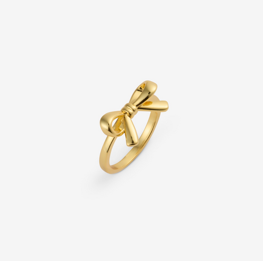 SWEET BOW RING Gold