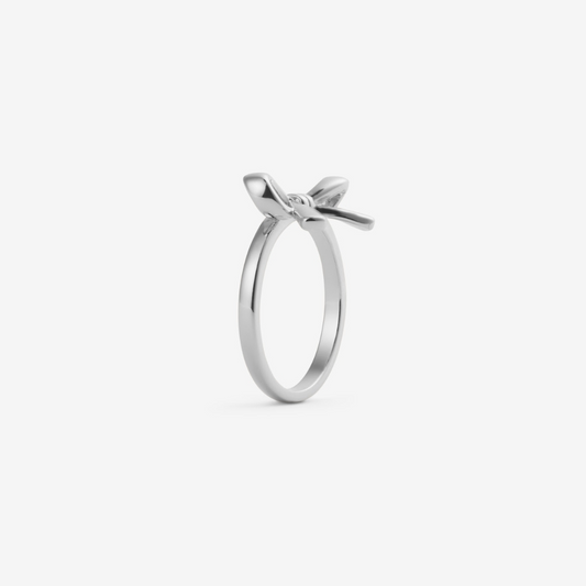 SWEET BOW RING Silver