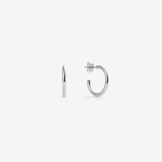 SMALL HOOPS EARRINGS Silver