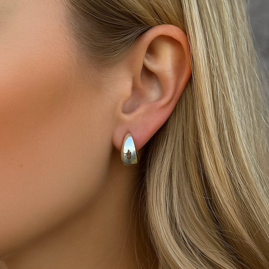DOME HOOPS Silver