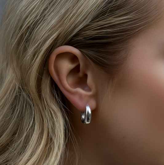 DOME HOOPS Silver