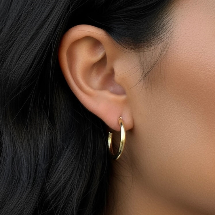 SMALL HOOPS EARRINGS Gold