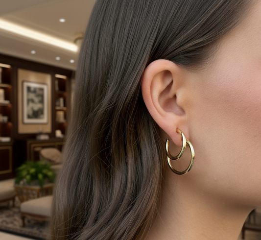 SMALL HOOPS EARRINGS Gold