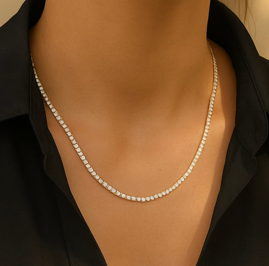 TENNIS NECKLACE Silver